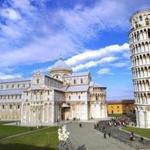A view of Pisa's Piazza dei Miracoli (Miracle Square) with the famous leaning tower, in 2001.